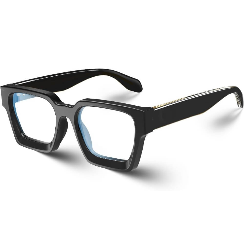 Blue Light Blocking Glasses for Computer Gaming Oversized Frame - Marbles