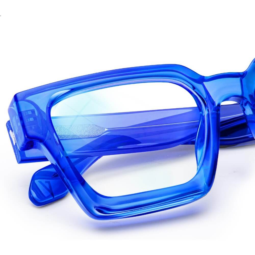 Blue Light Blocking Glasses for Computer Gaming Oversized Frame - Marbles